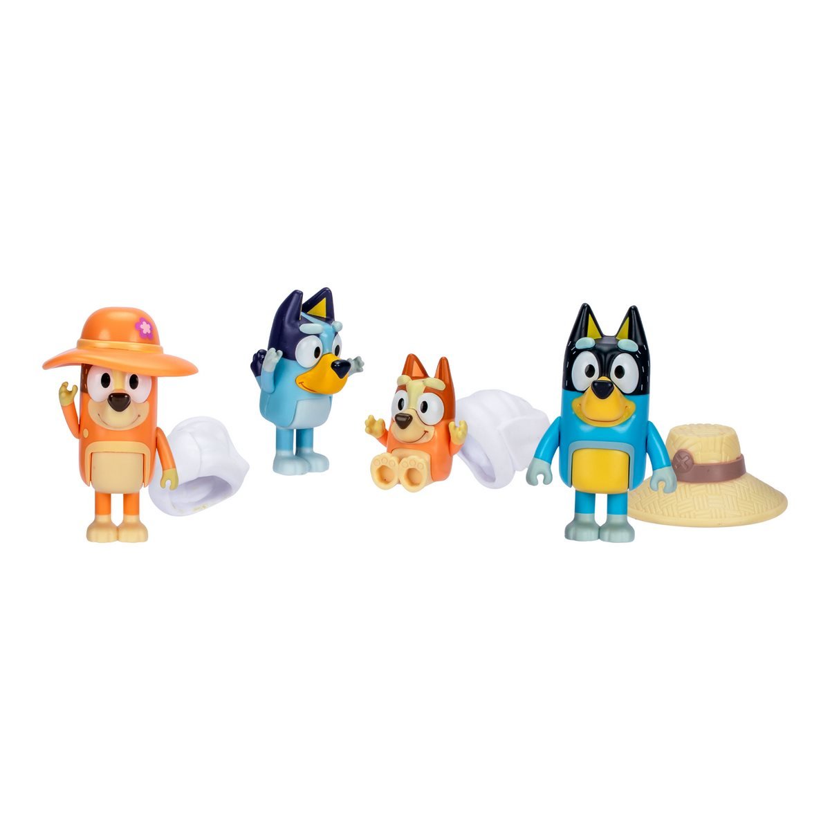 Bluey Set 4 Figuras - Viaje Familiar